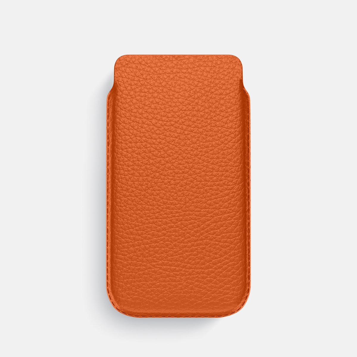 Pouch Case For iPhone 18 Pro In Calf -1 | Orange