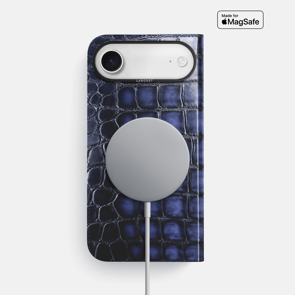 Folio Case For iPhone 17 Air In Patina Alligator -3 | Havana-Blue-Black