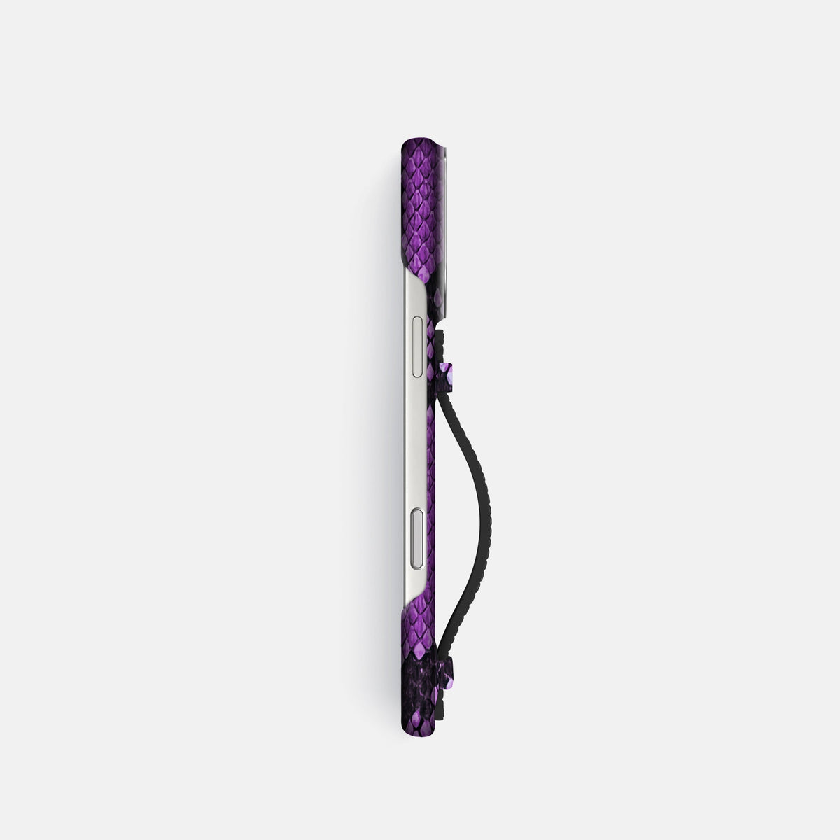 Center Handle For iPhone 18 Pro In Deluxe Python -2 | Purple-Steel