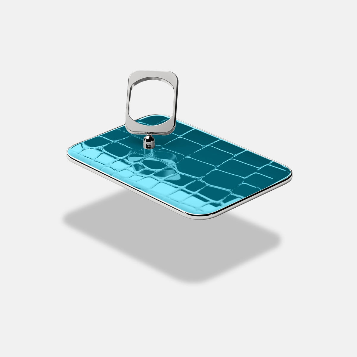 MagSafe Ring For iPhone 18 Pro Max In Shiny Alligator -4 | Curacao-Steel
