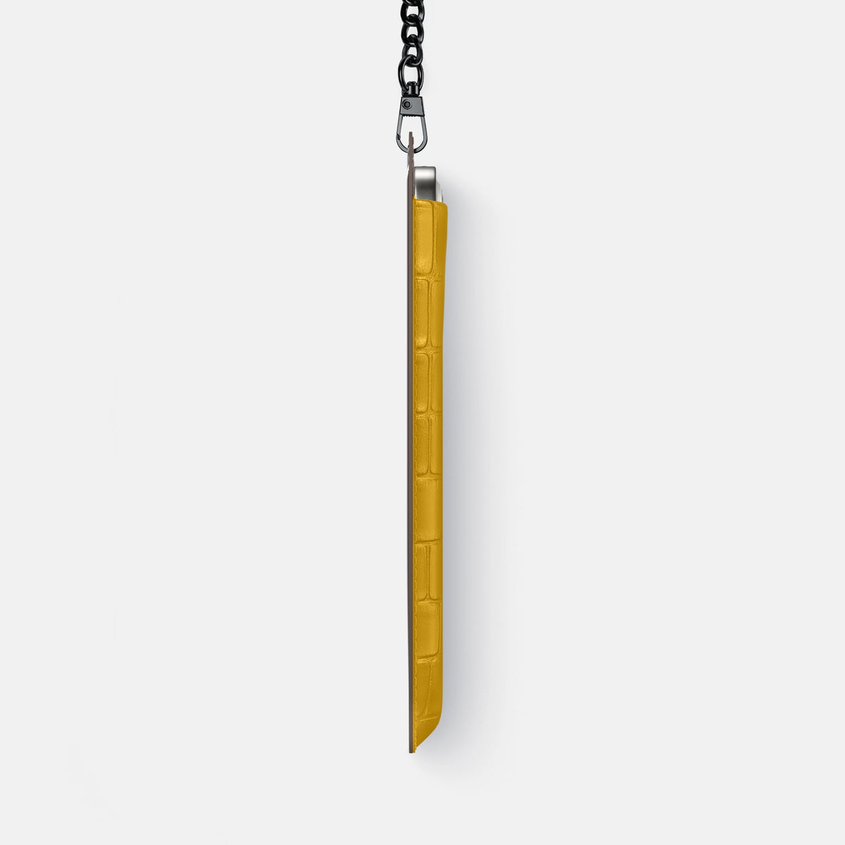 Crossbody Bag For iPhone 18 Pro In Alligator -4 | Yellow-Black