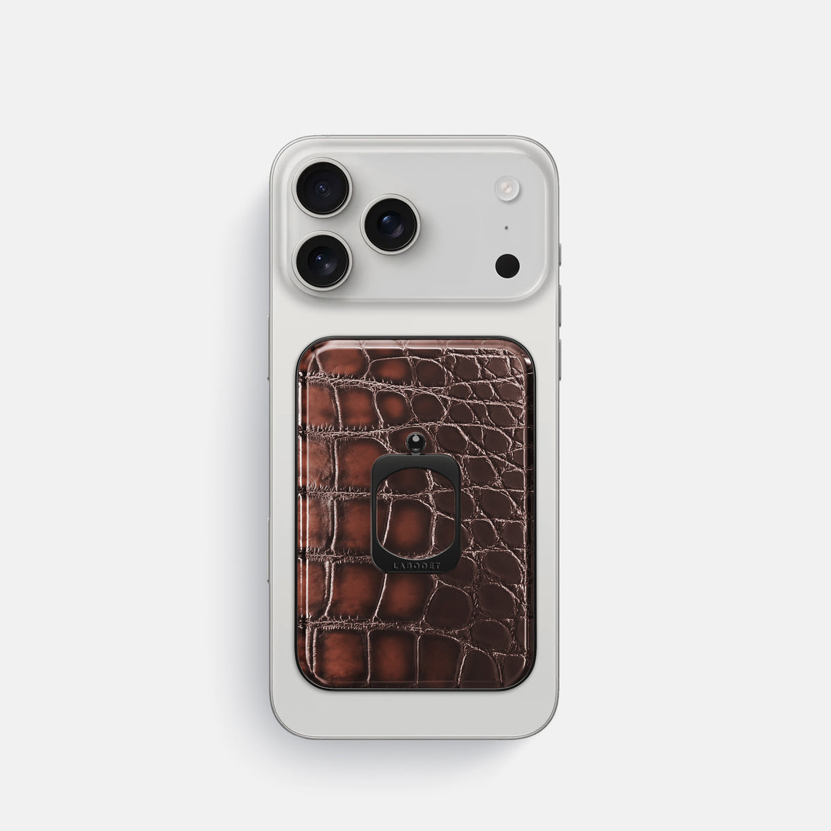 MagSafe Ring For iPhone 17 Pro In Patina Alligator -2 | Havana-Brown-Black