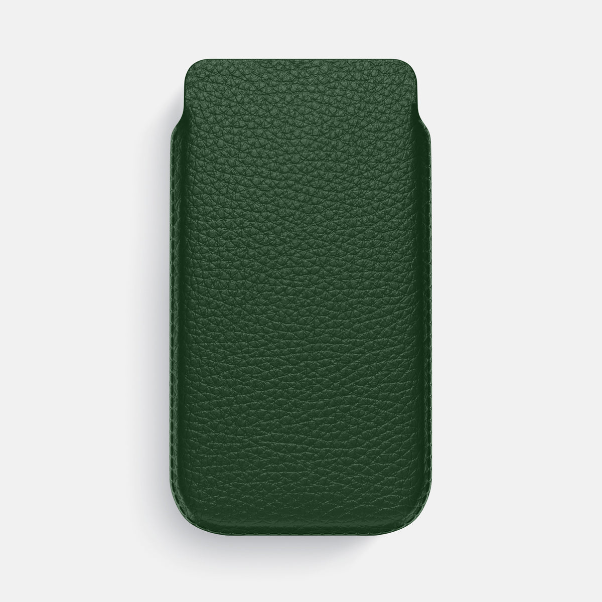 Pouch Case For iPhone 17 Air In Calf -1 | Dark-Green