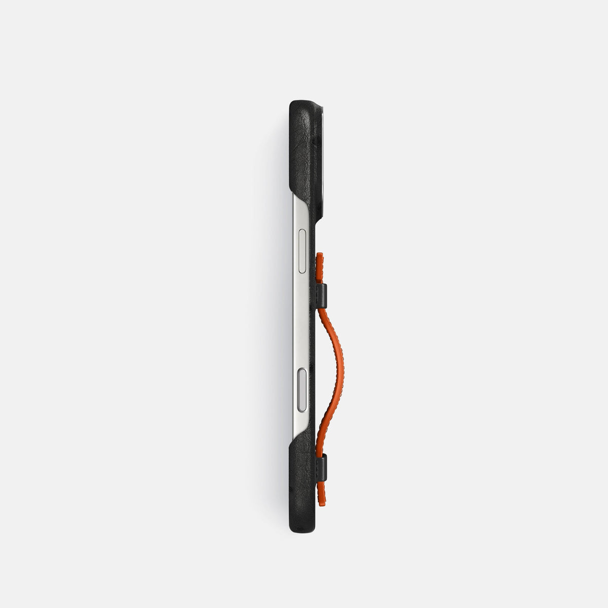 Handle Case Coloré For iPhone 18 Pro In Ostrich -3 | Black-Steel