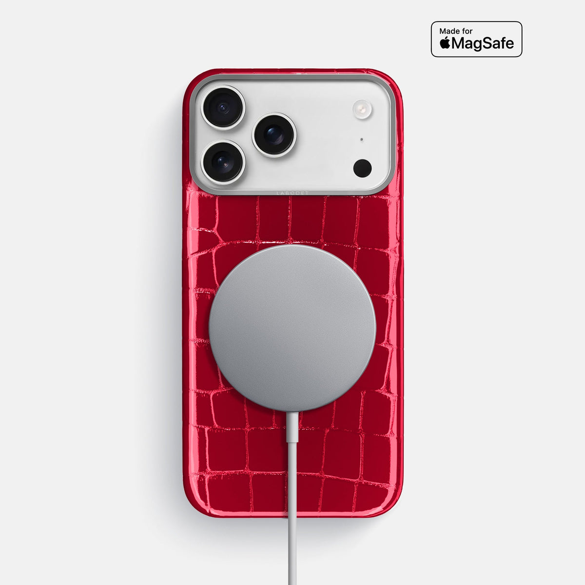 Classic Case For iPhone 18 Pro Max In Shiny Alligator -5 | Cherry-Steel