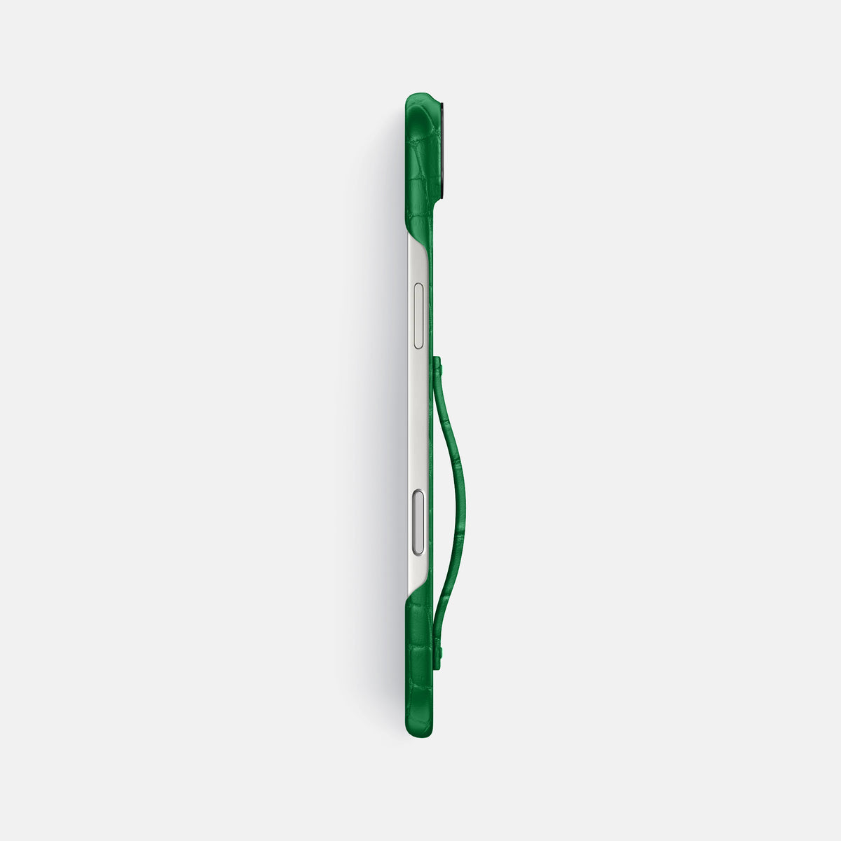 Finger Case For iPhone 17 Air In Alligator -3 | Forest-Green-Black