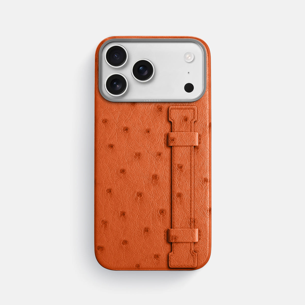 Handle Case For iPhone 17 Pro Max In Ostrich -1 | Orange-Steel
