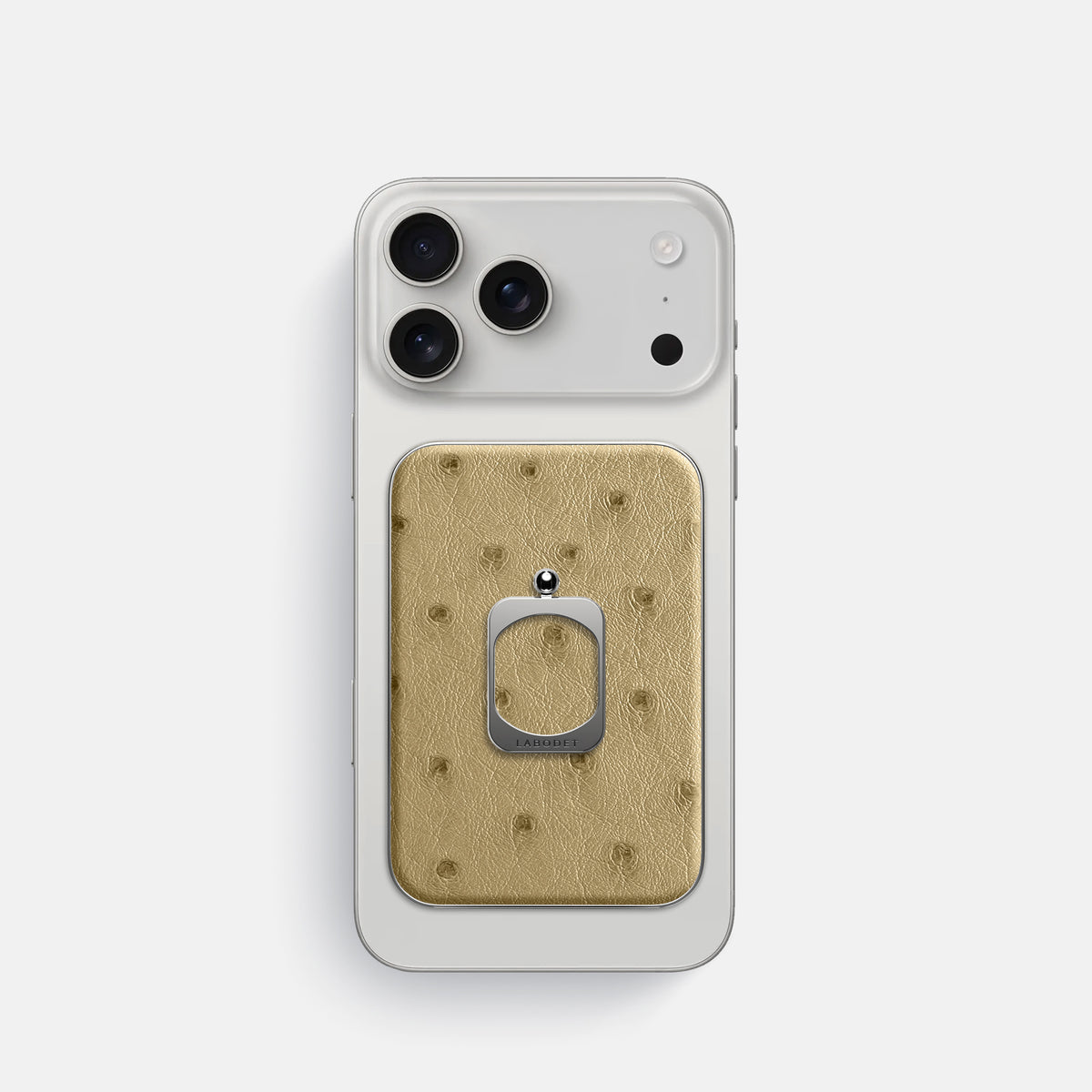 MagSafe Ring For iPhone 17 Pro In Ostrich -2 | Desert-Sand-Steel