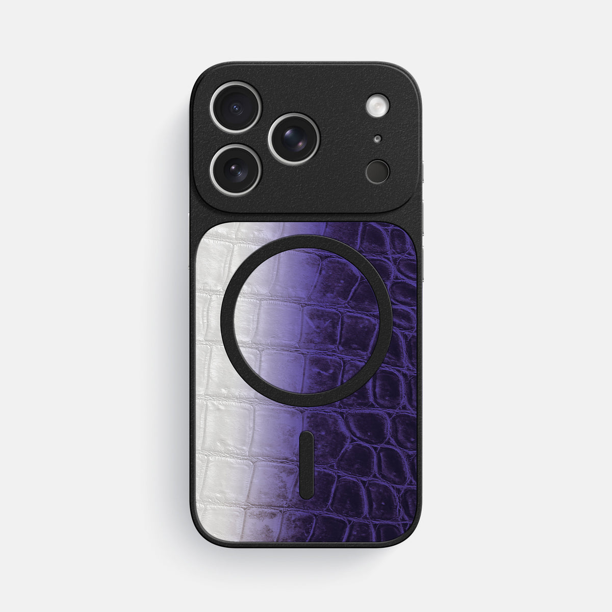 MagSafe Mask For iPhone 17 Pro Max In Himalayan Crocodile -3 | Purple