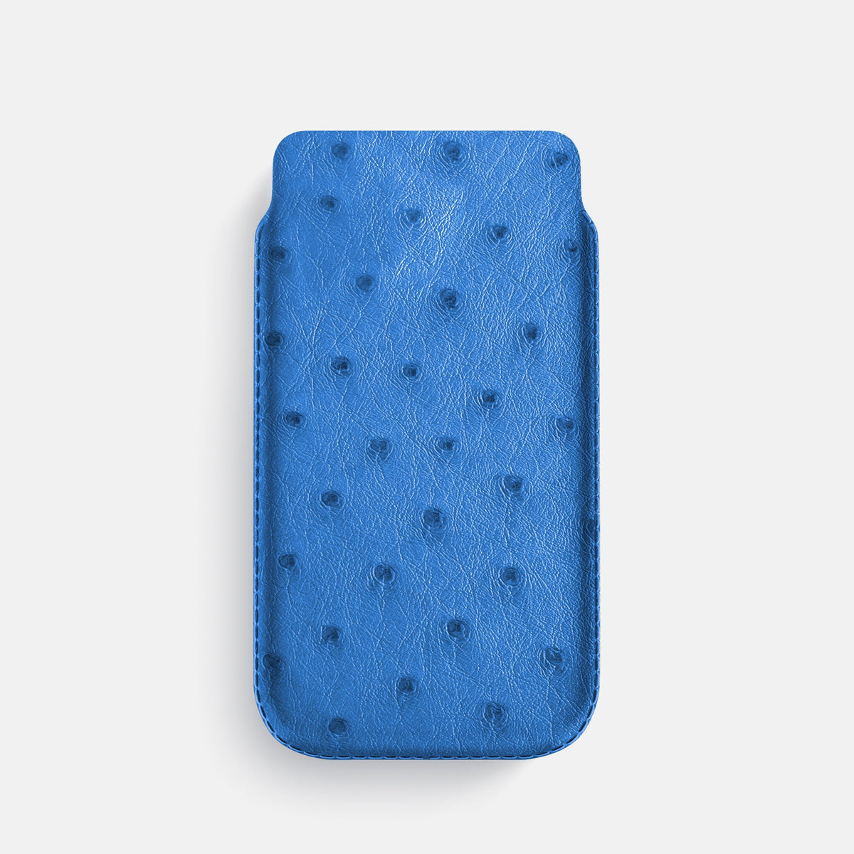 Pouch Case For iPhone 18 Pro In Ostrich -1 | Royal-Blue