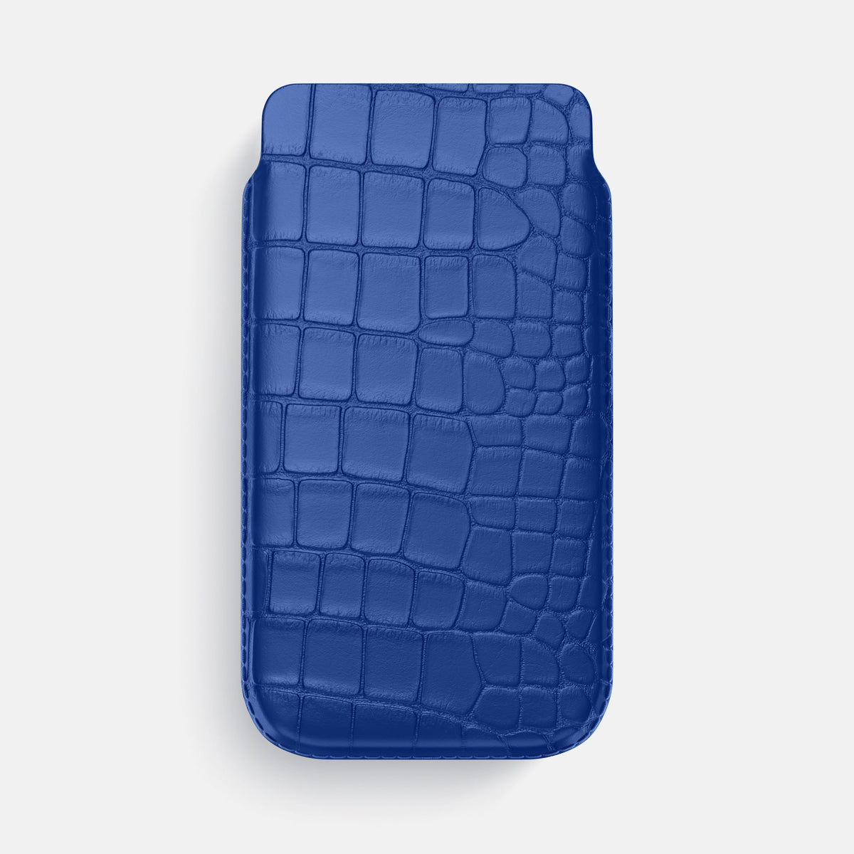 Pouch Case For iPhone 18 Pro Max In Alligator -1 | Royal-Blue