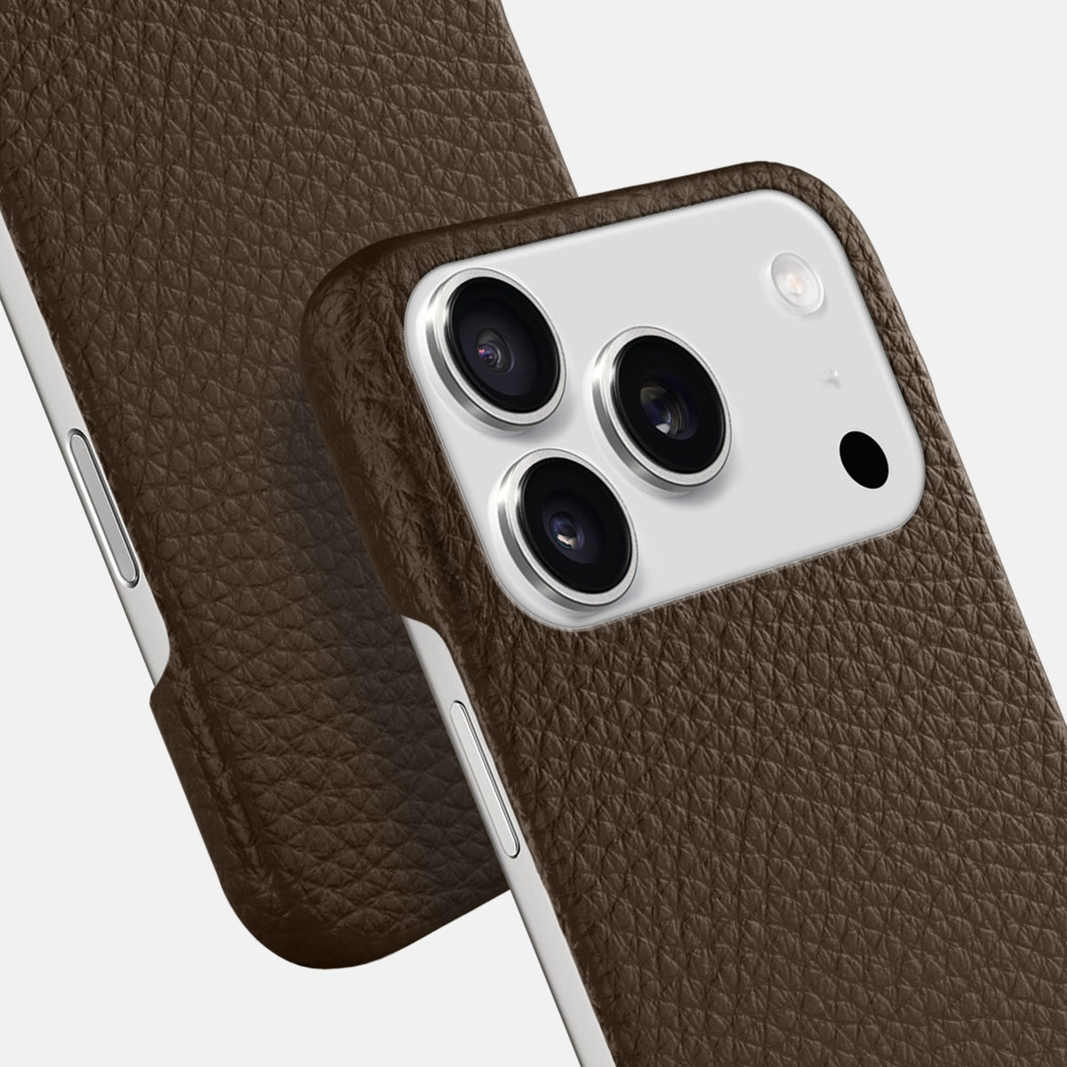 Slim Case For iPhone 18 Pro Max In Calf -6 | Dark-Brown