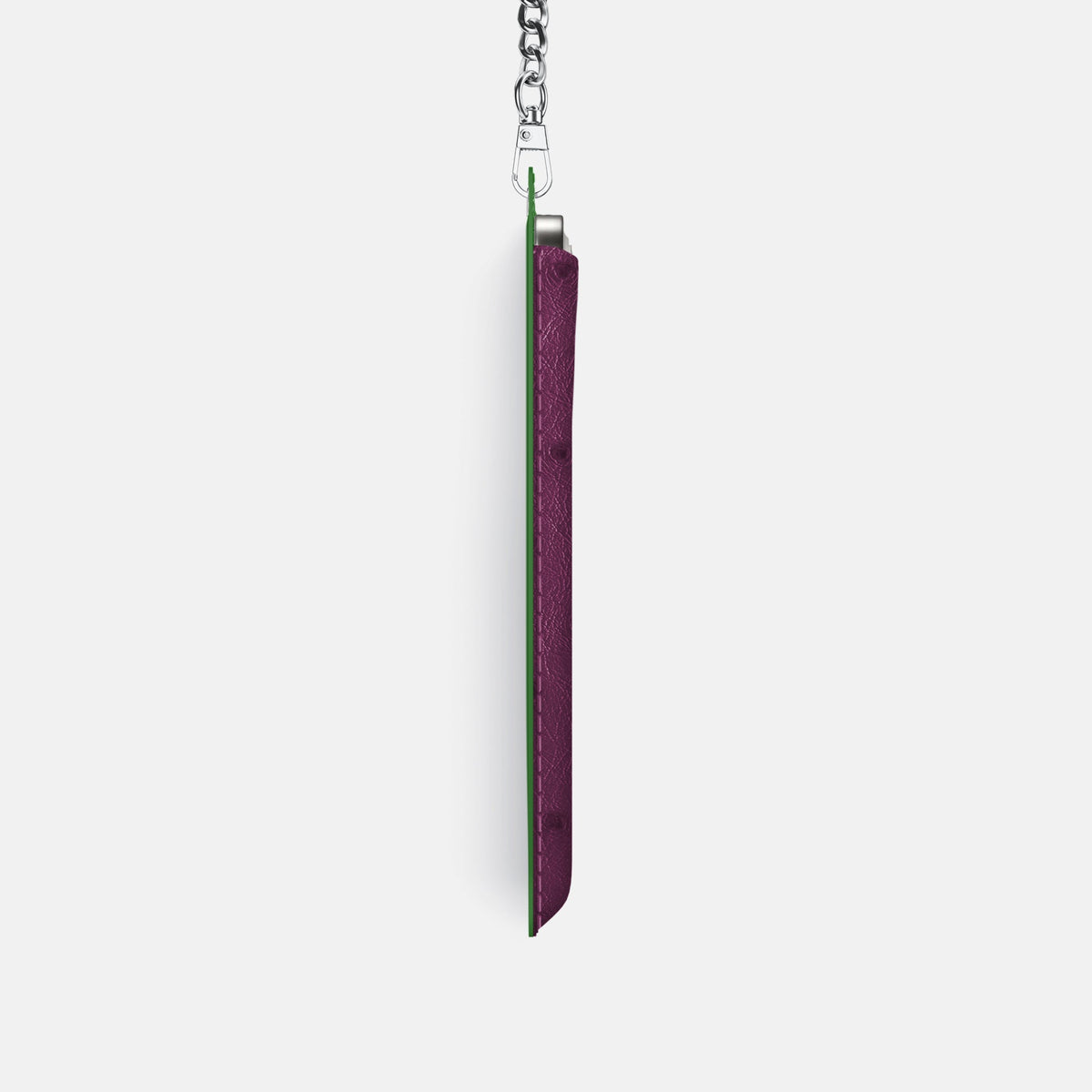 Crossbody Bag For iPhone 18 Pro In Ostrich -4 | Purple-Steel