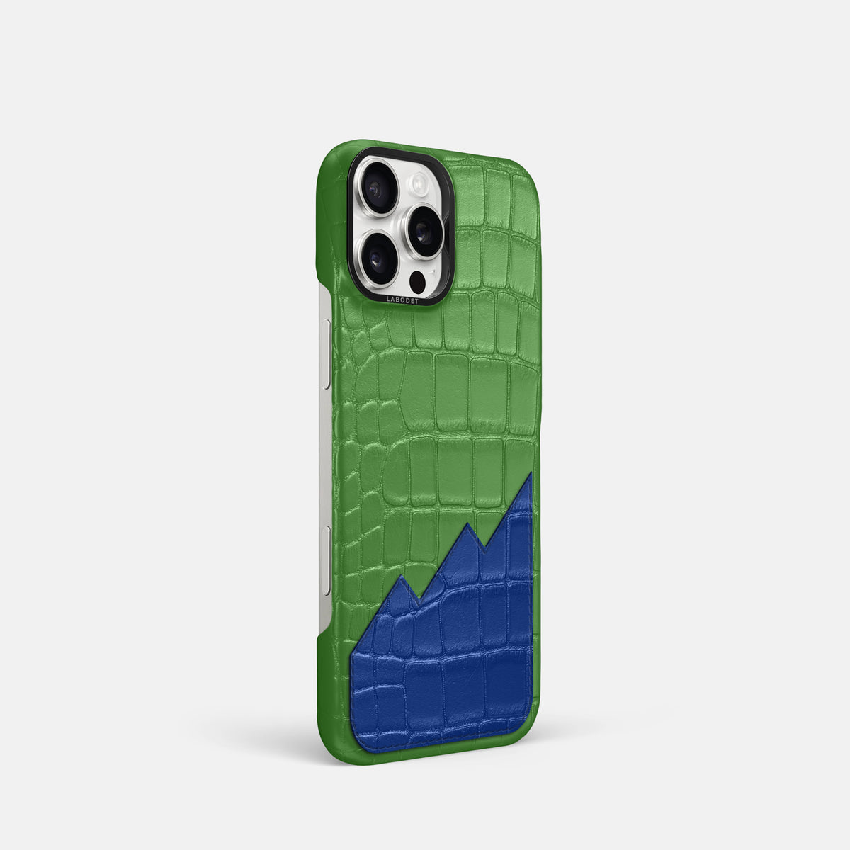 Classic Case With UpOnly For iPhone 16 Pro In Alligator -2 | Apple-Green-Black