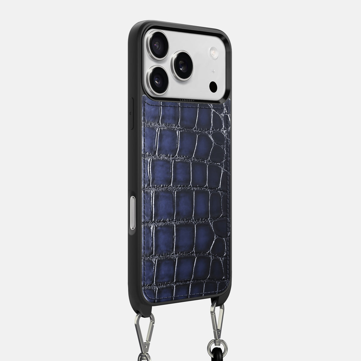 Crossbody Sport Case For iPhone 18 Pro Max In Patina Alligator -2 | Havana-Blue
