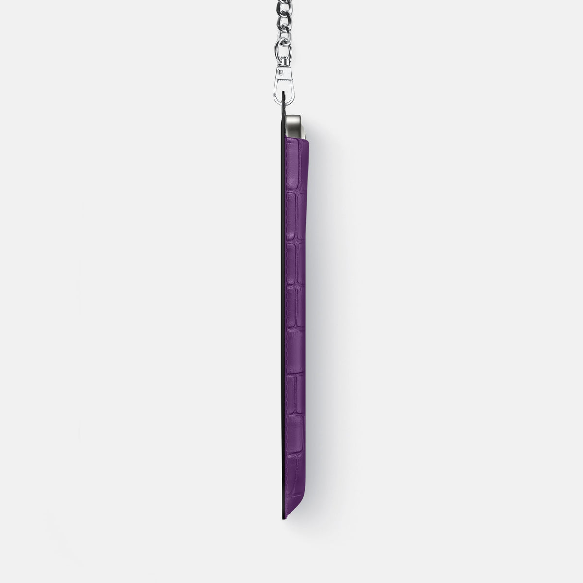 Crossbody Bag For iPhone 18 Pro Max In Alligator -4 | Purple-Steel