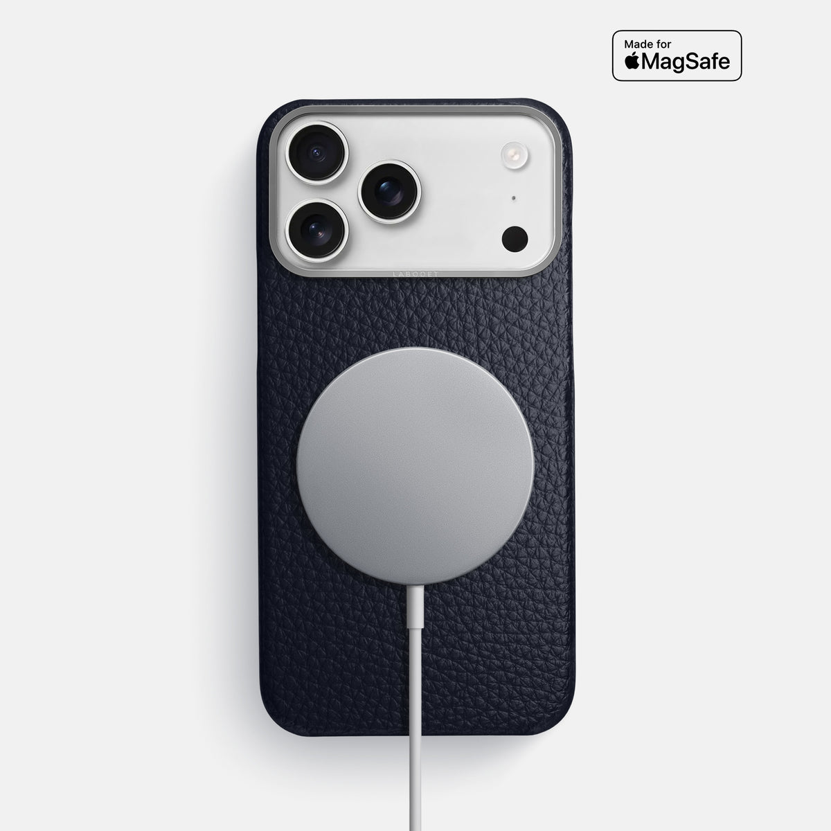 Classic Case For iPhone 17 Pro Max In Calf -5 | Marine-Steel