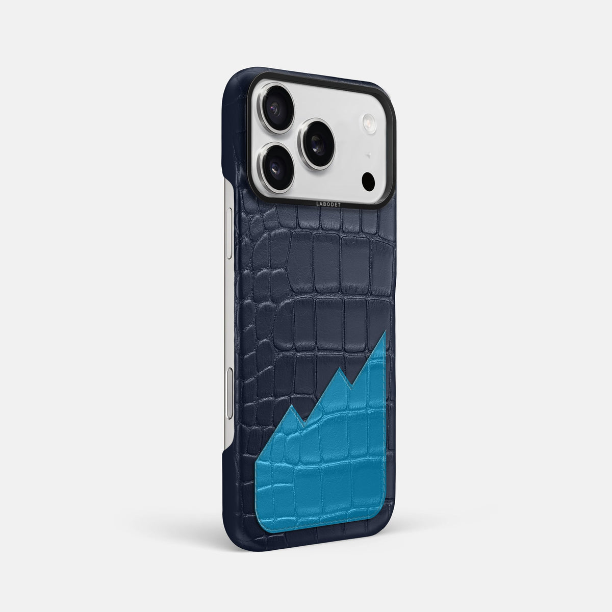 Classic Case With UpOnly For iPhone 18 Pro Max In Alligator -2 | Navy-Blue-Black