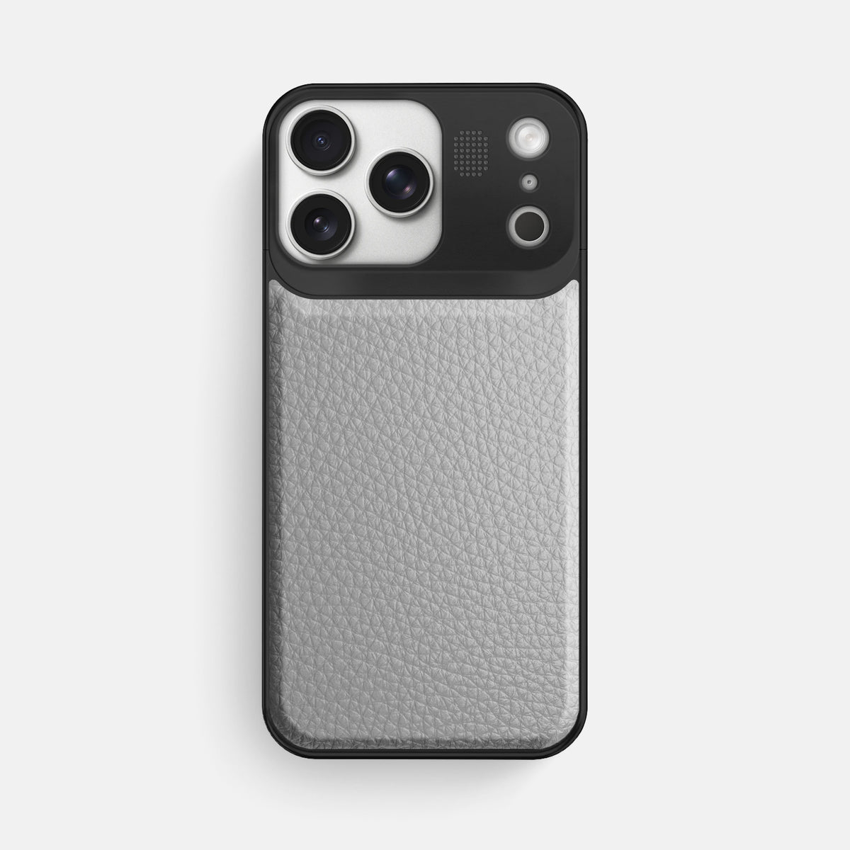 Metal Case For iPhone 17 Pro Max In Calf -1 | Nuage-Black