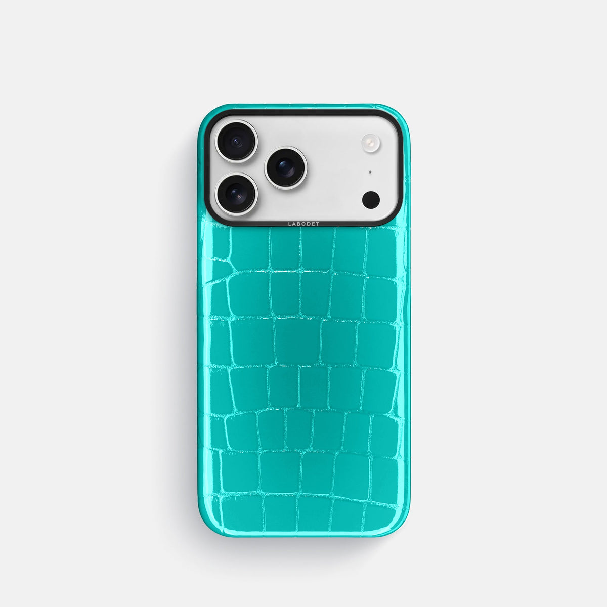Classic Case For iPhone 18 Pro In Shiny Alligator -1 | Mint-Black