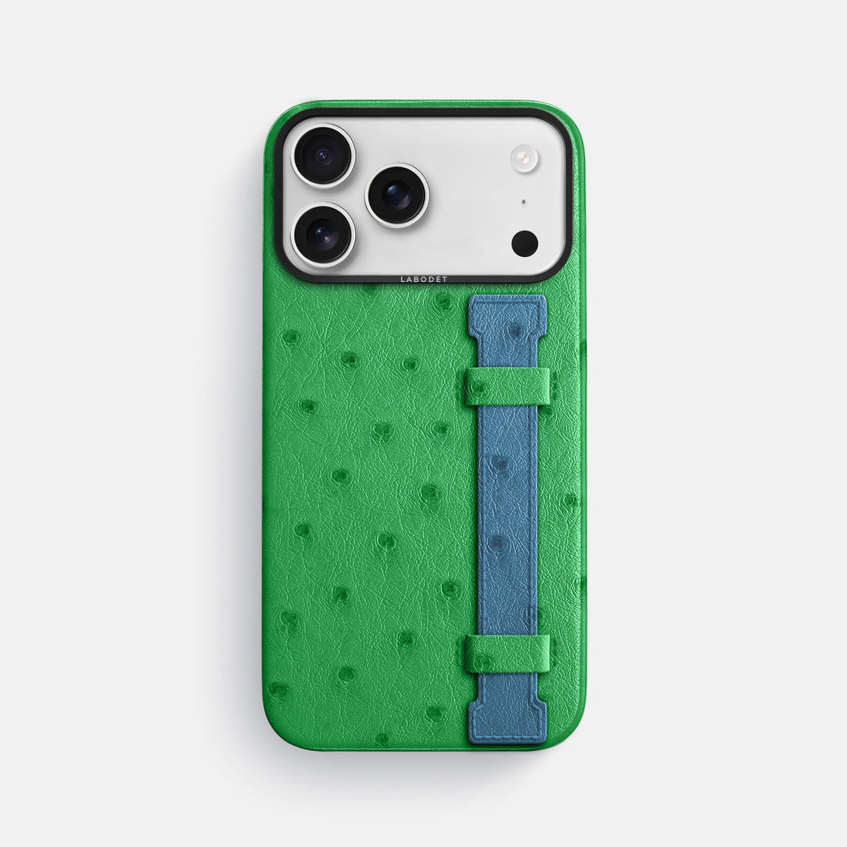Handle Case Coloré For iPhone 18 Pro Max In Ostrich -1 | Kentucky-Green-Black