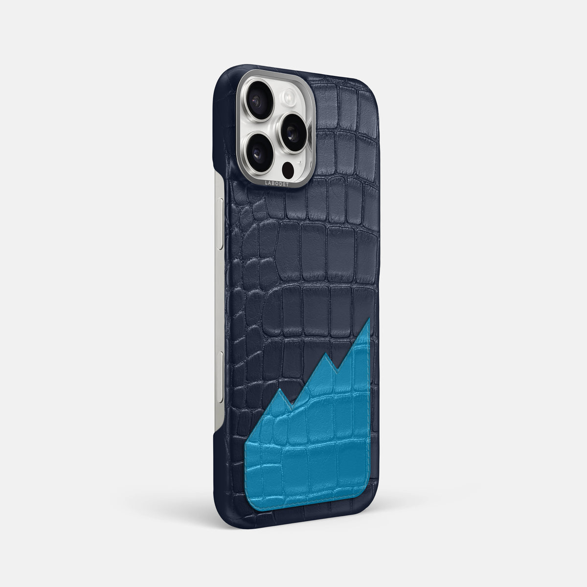 Classic Case With UpOnly For iPhone 16 Pro Max In Alligator -2 | Navy-Blue-Steel