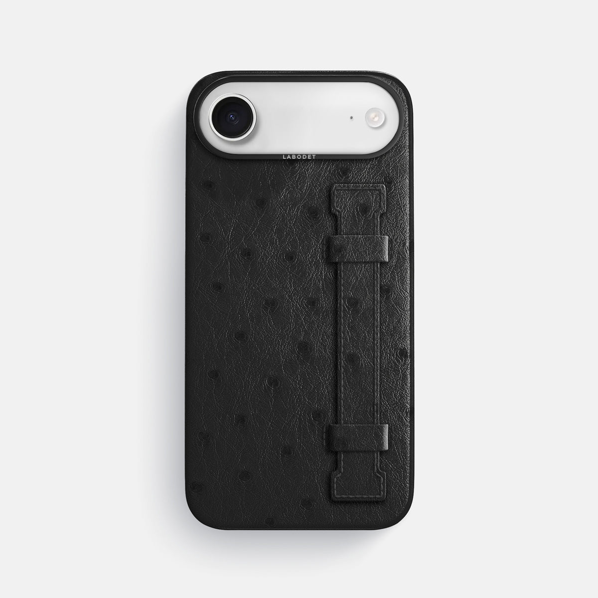 Handle Case For iPhone 17 Air In Ostrich -1 | Black-Black