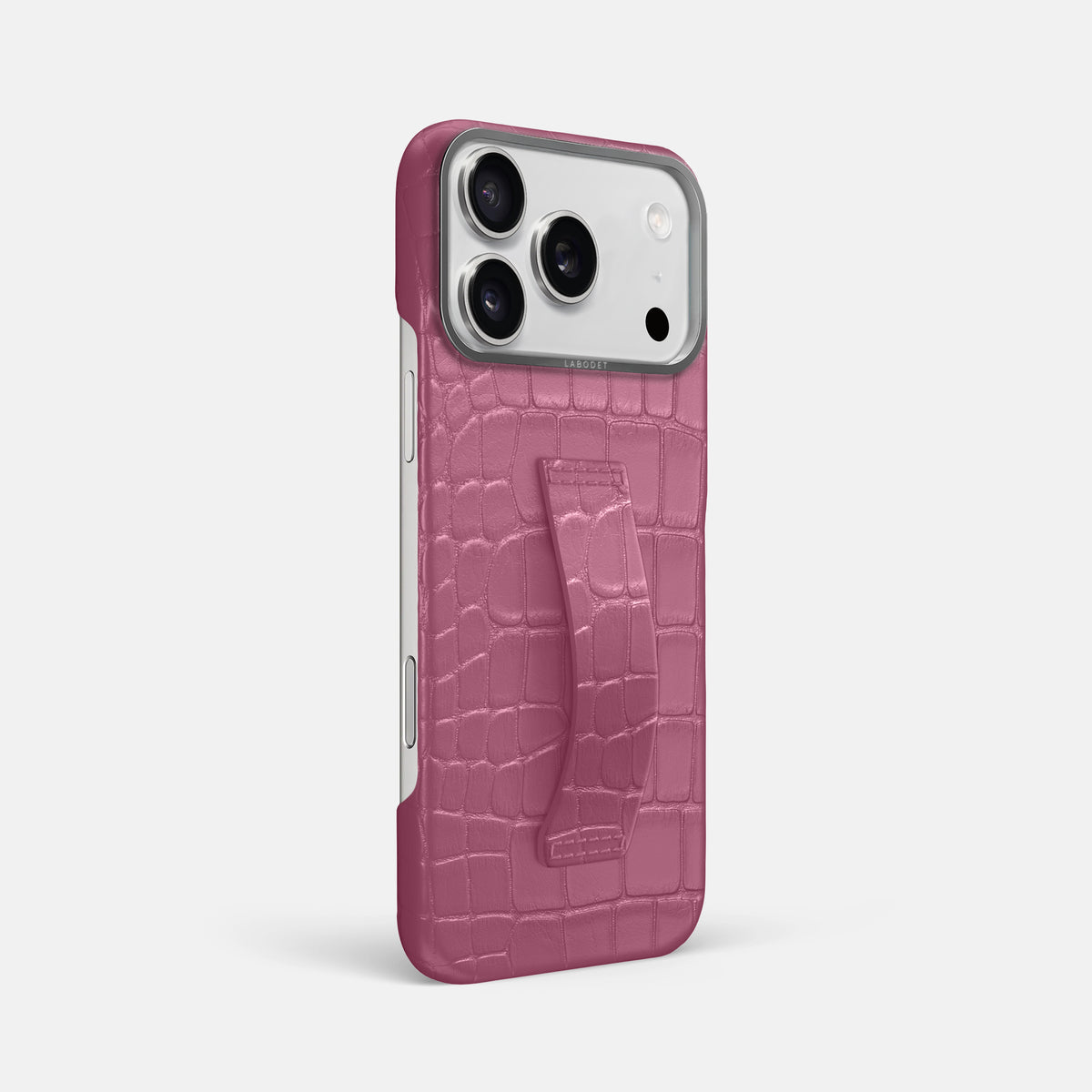 Finger Case For iPhone 17 Pro Max In Alligator -2 | Pink-Lagoon-Steel