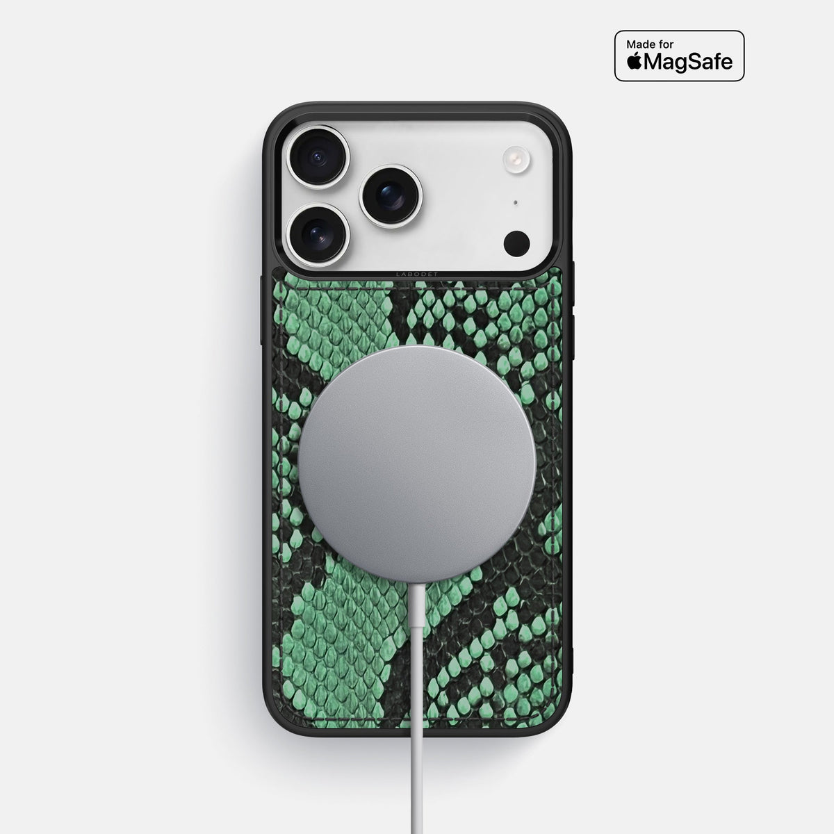 Sport Case For iPhone 18 Pro Max In Deluxe Python -5 | Forest-Green