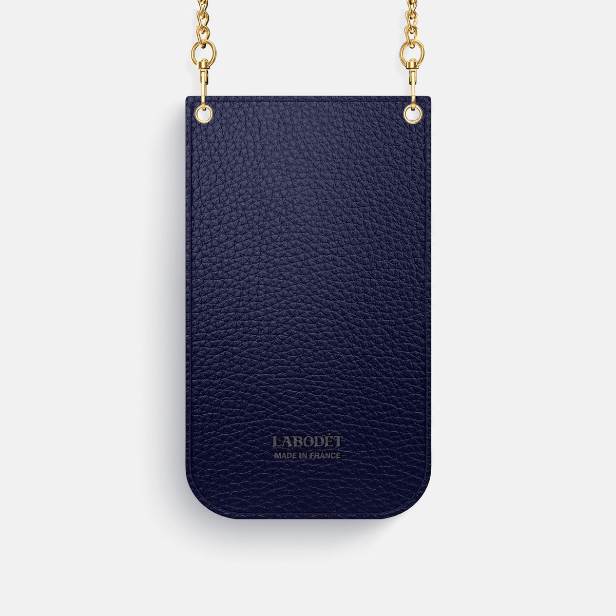 Crossbody Bag For iPhone 18 Pro In Calf -3 | Marine-Gold