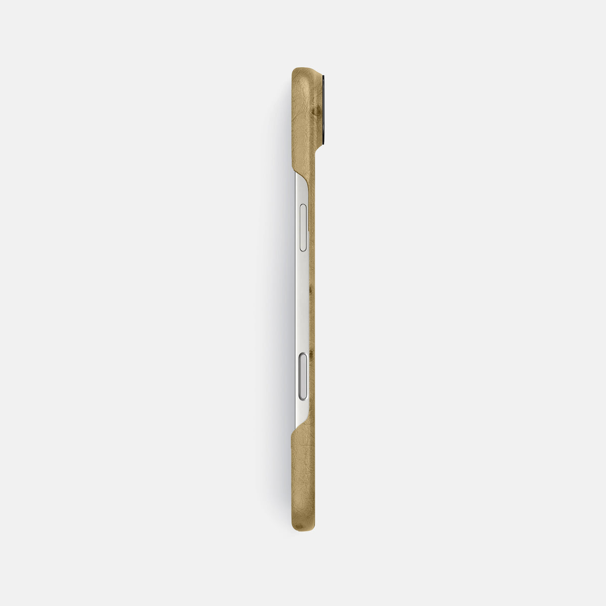 Classic Case For iPhone 17 Air In Ostrich -3 | Desert-Sand-Black