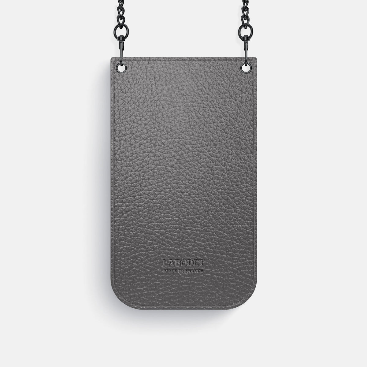 Crossbody Bag For iPhone 18 Pro In Ostrich -3 | Chestnut-Black