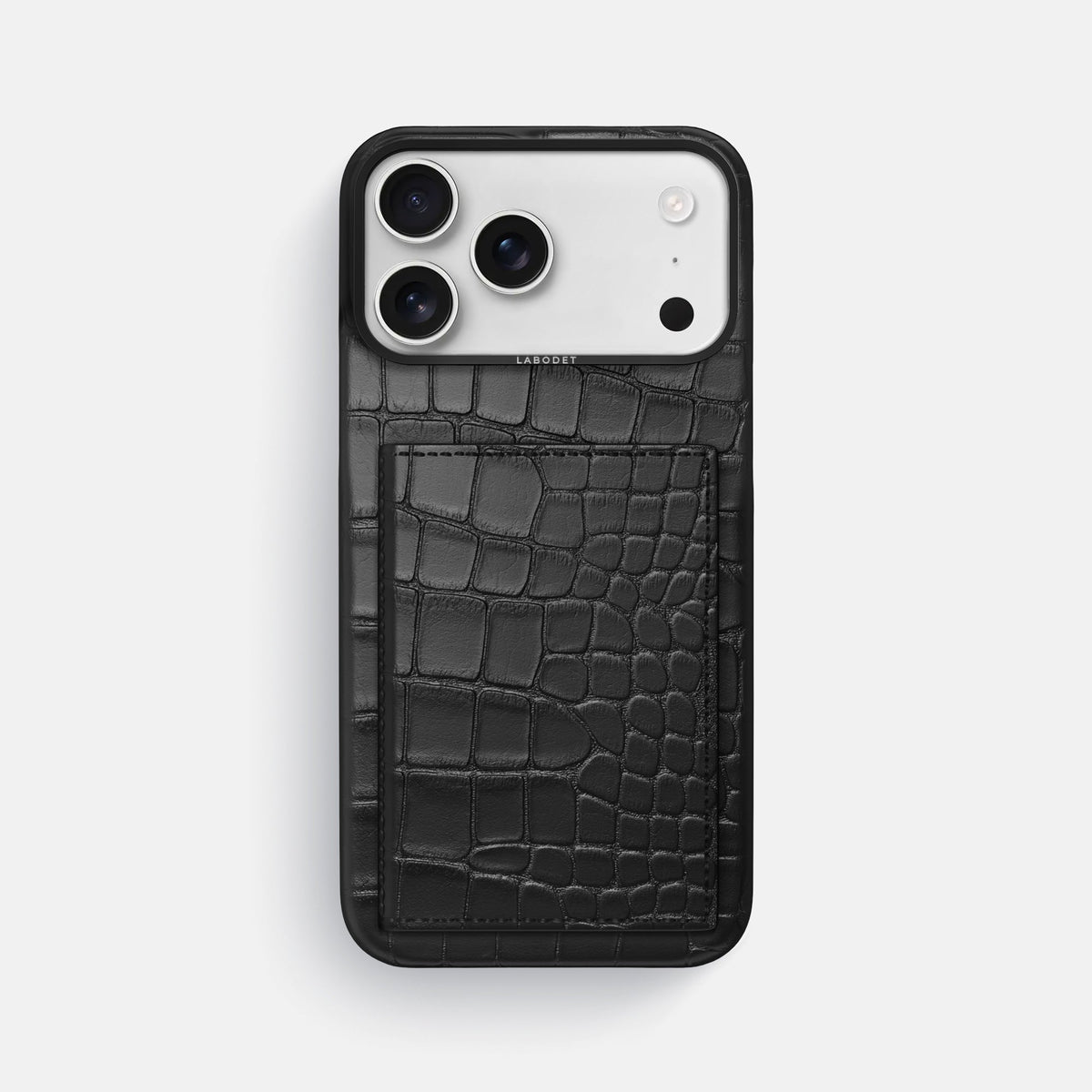 Bi-Fold Case For iPhone 18 Pro Max In Alligator -1 | Black-Black
