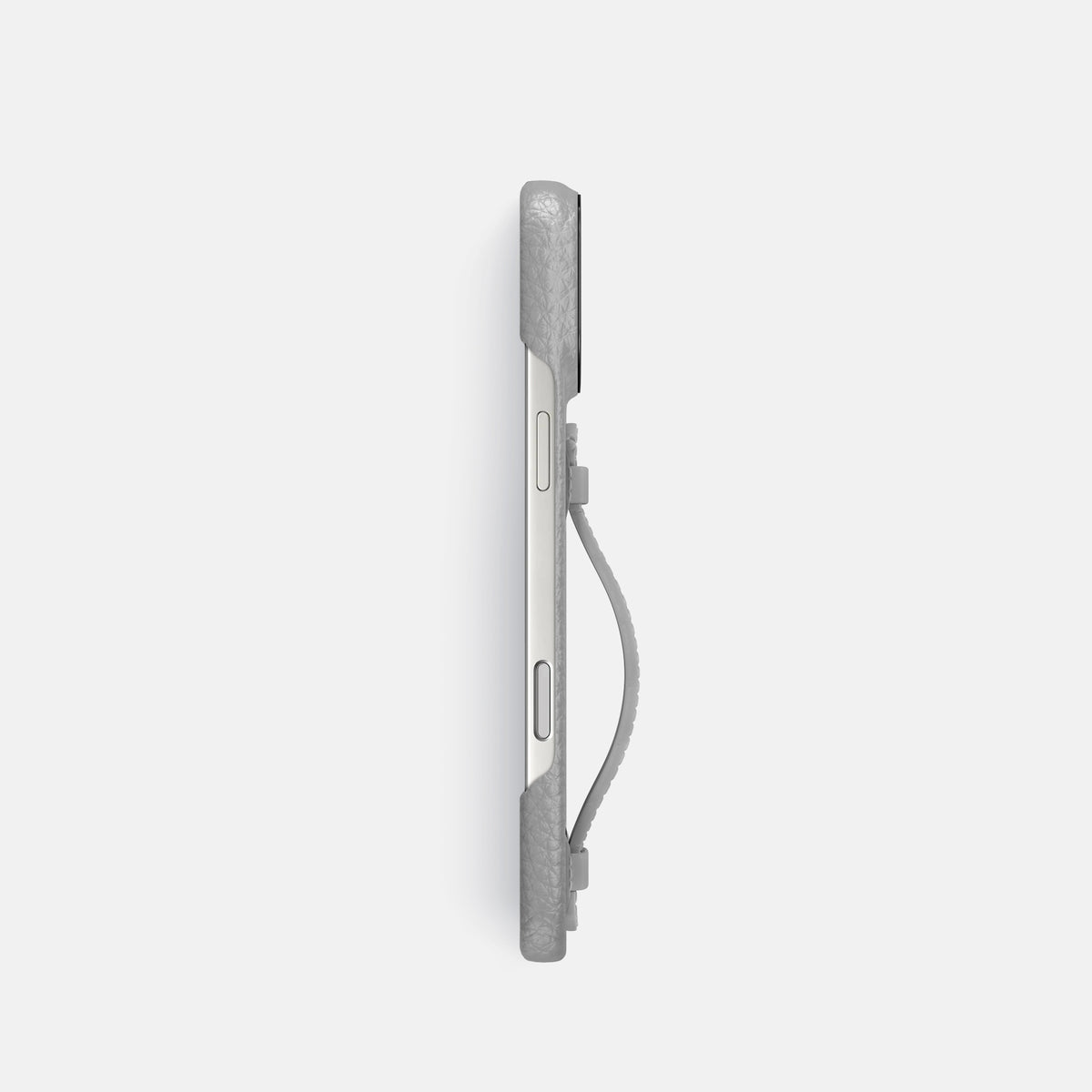 Center Handle For iPhone 17 Pro In Calf -2 | Nuage-Black