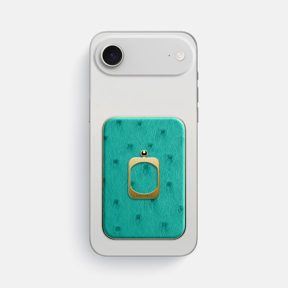 MagSafe Ring For iPhone 17 Air In Ostrich -2 | Turquoise-Gold