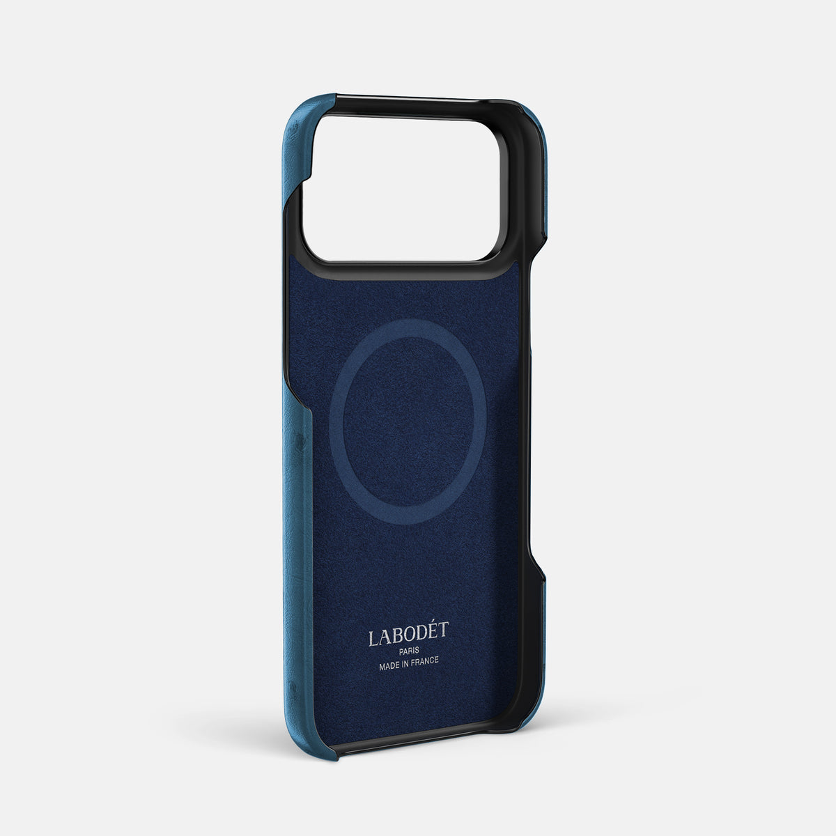 Classic Case For iPhone 17 Pro Max In Ostrich -4 | Blue-Jeans-Black