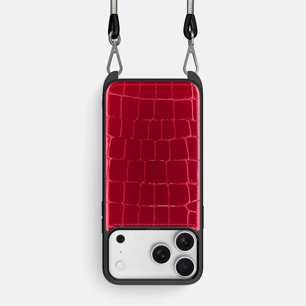 Crossbody Sport Case For iPhone 17 Pro In Shiny Alligator -1 | Cherry