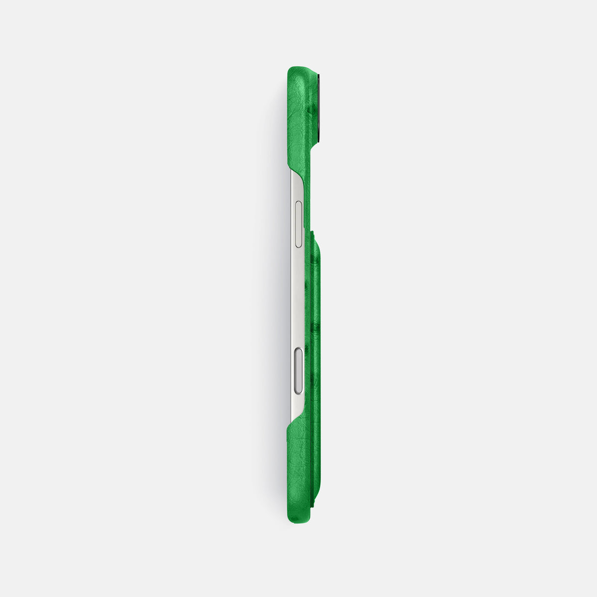 Double Card Case For iPhone 17 Air In Ostrich -3 | Kentucky-Green-Black