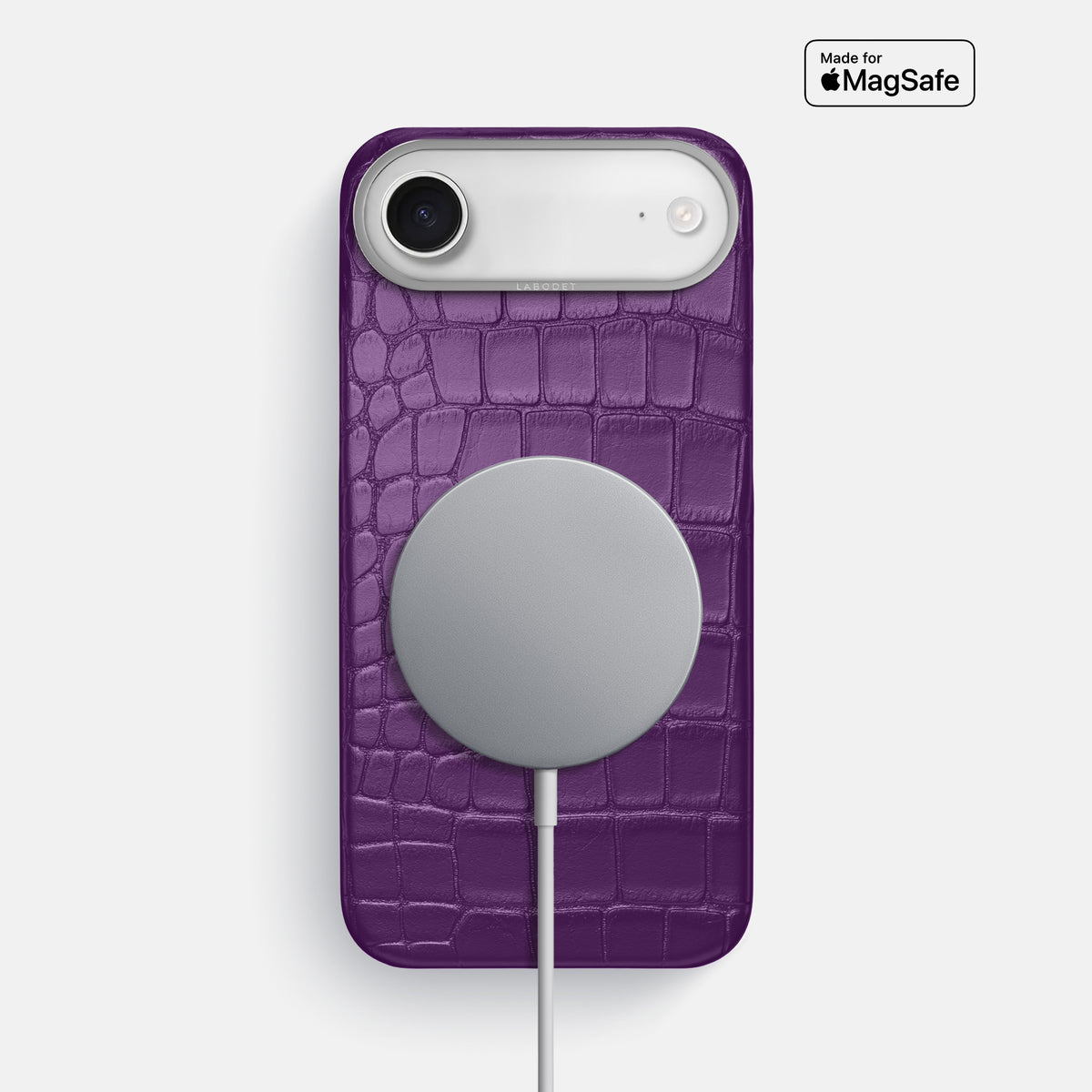 Classic Case For iPhone 17 Air In Alligator -5 | Purple-Steel