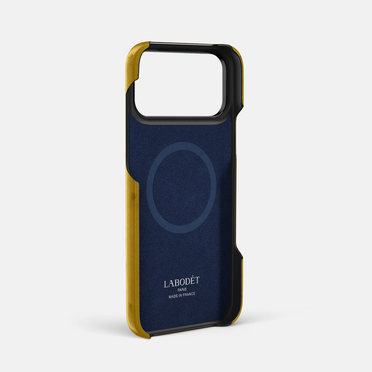 Classic Case For iPhone 17 Pro Max In Ostrich -4 | Gold-Black