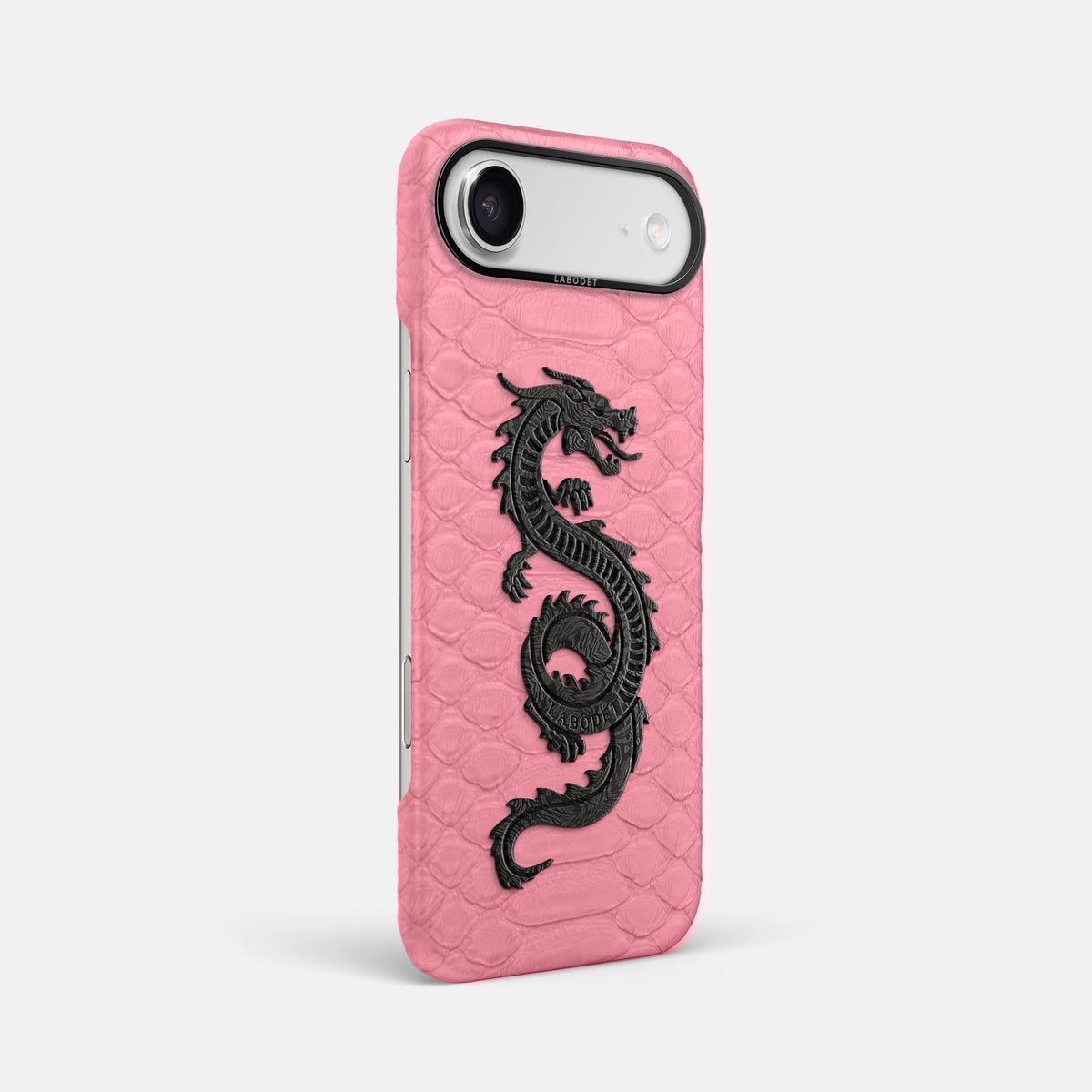 Classic Case With Carbon Dragon For iPhone 17 Air In Python -2 | Pink-Black