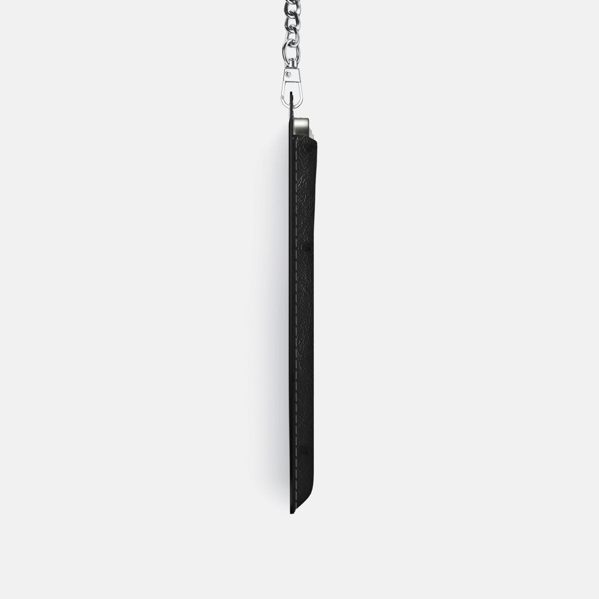Crossbody Bag For iPhone 18 Pro In Ostrich -4 | Black-Steel