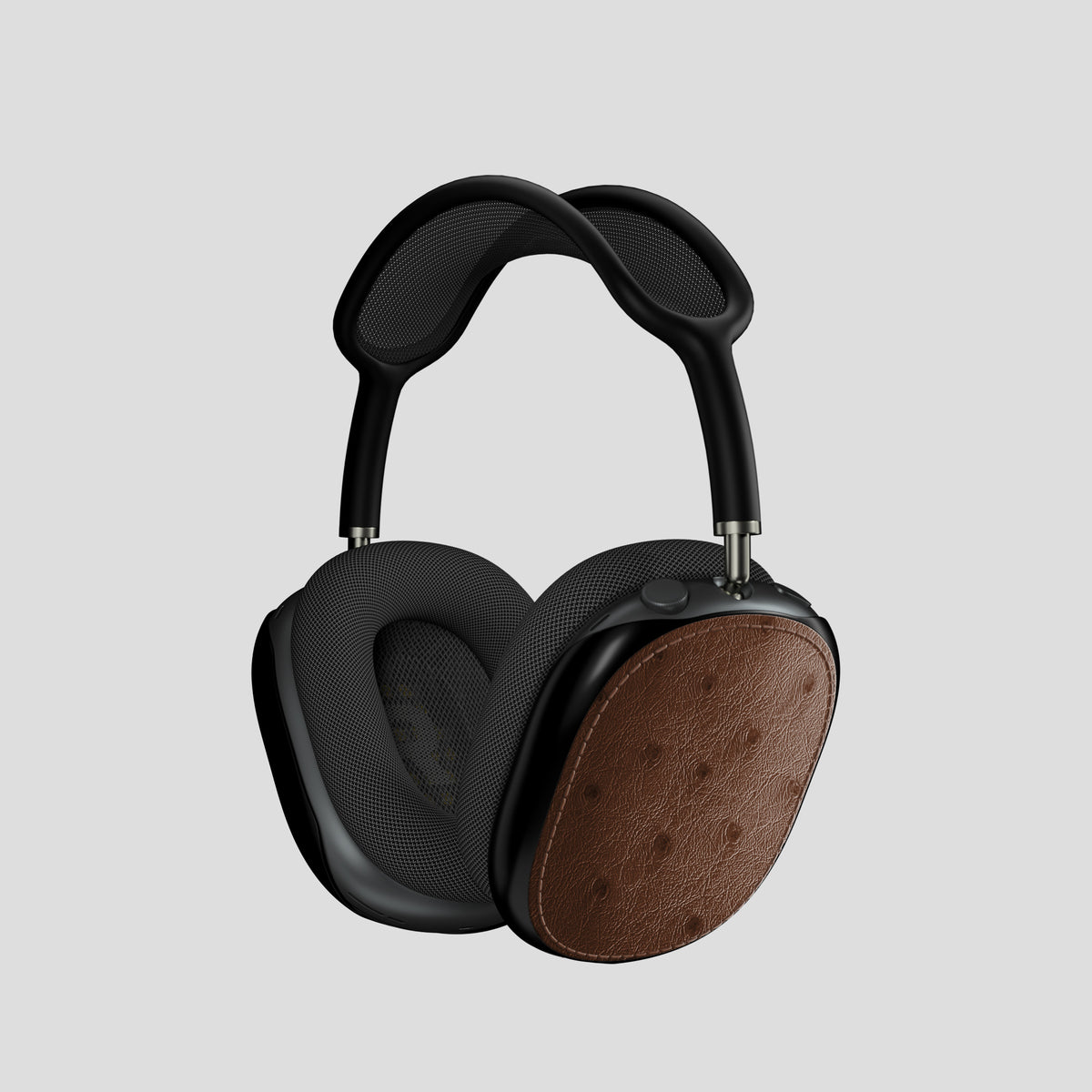 Shells For AirPods Max In Ostrich -1 | Chocolate