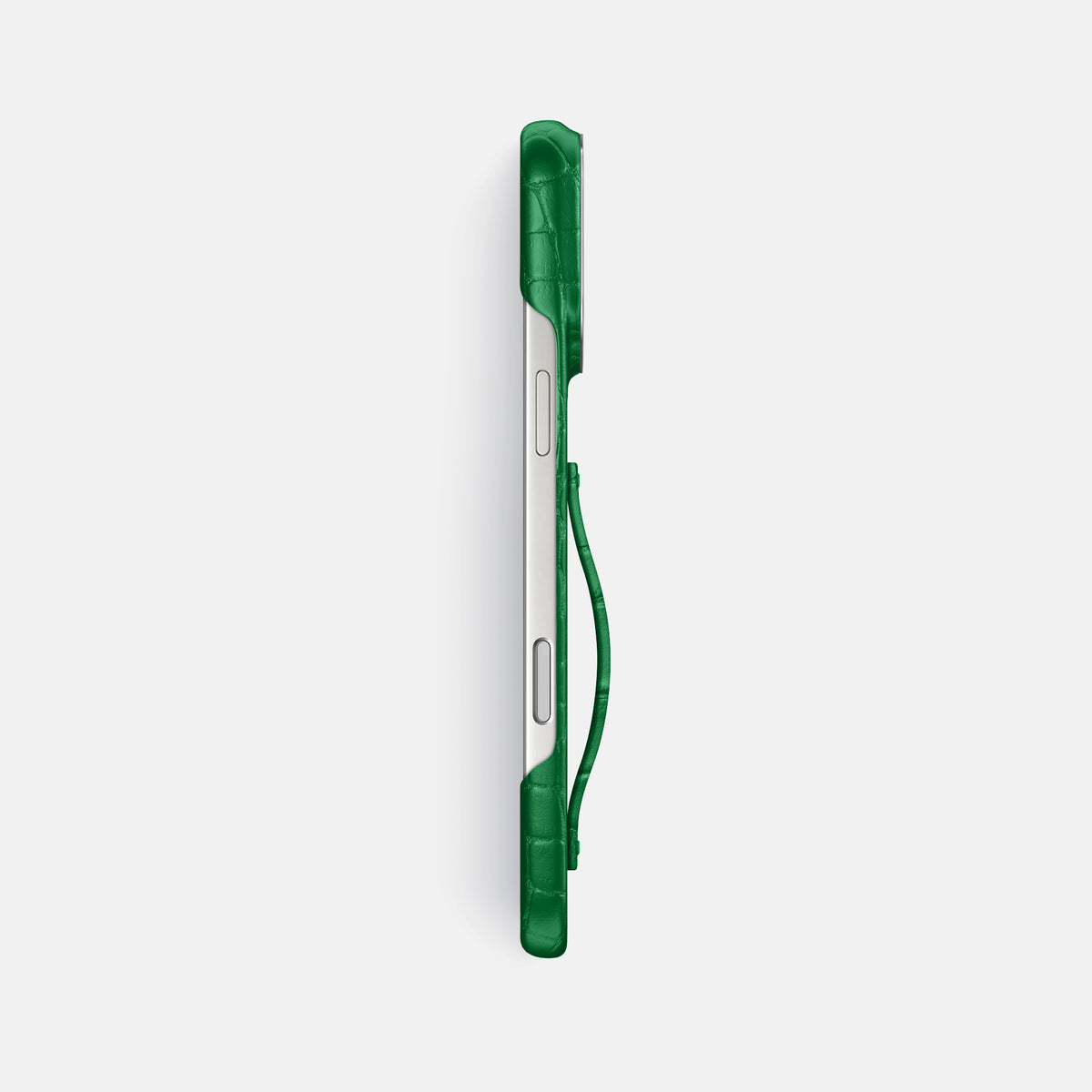 Finger Case For iPhone 17 Pro Max In Alligator -3 | Forest-Green-Steel