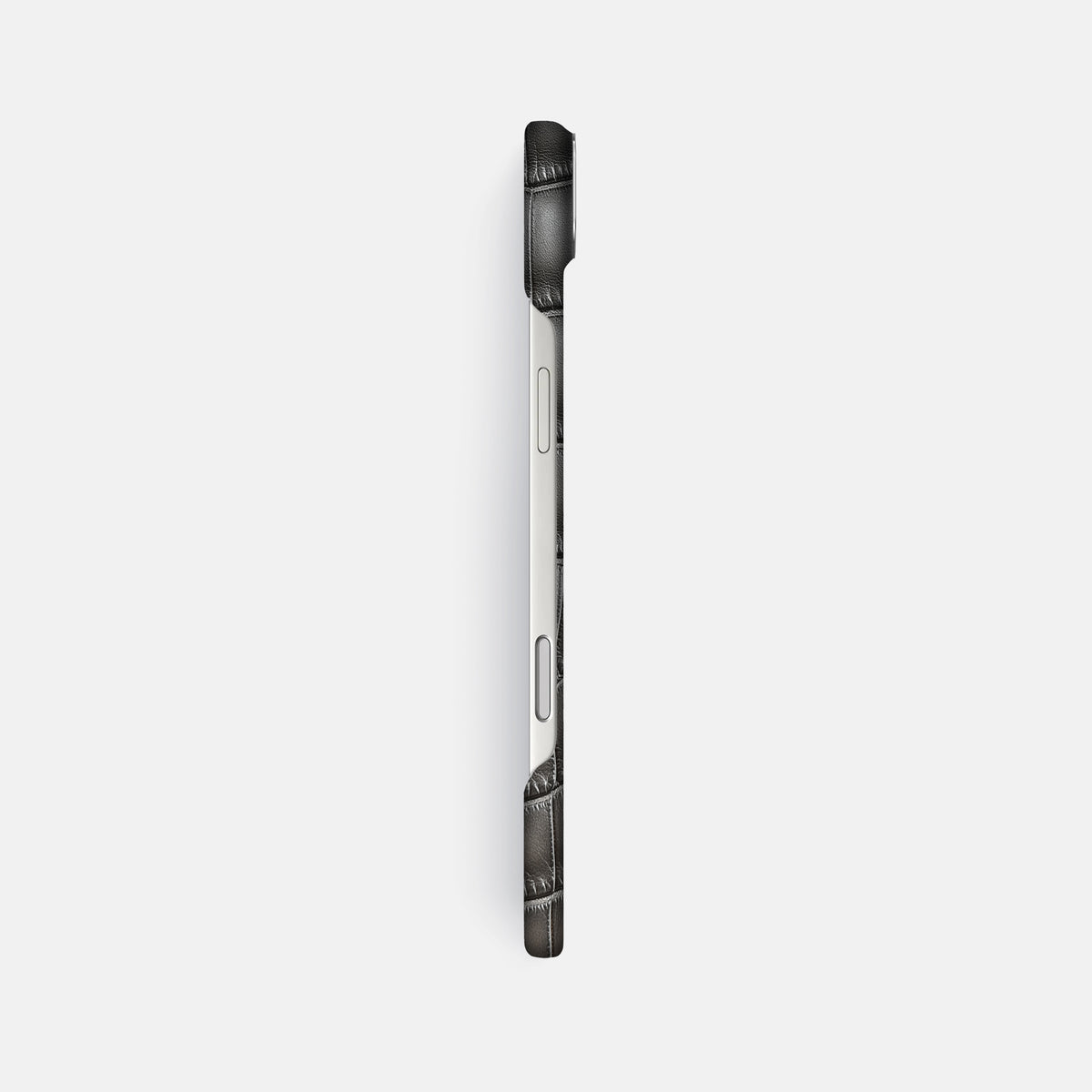 Classic Case For iPhone 17 Air In Patina Alligator -3 | Grey-Steel