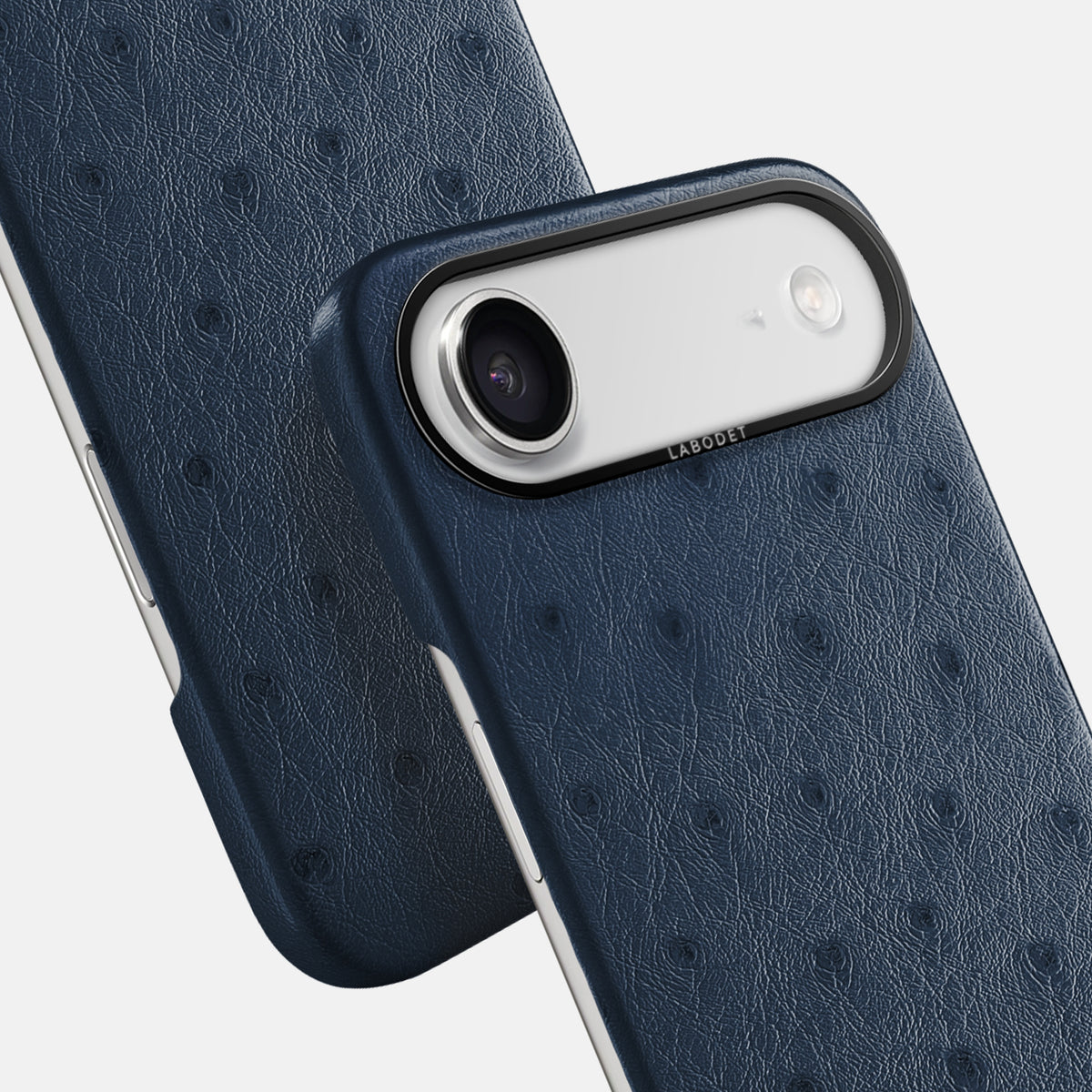 Classic Case For iPhone 17 Air In Ostrich -6 | Navy-Blue-Black