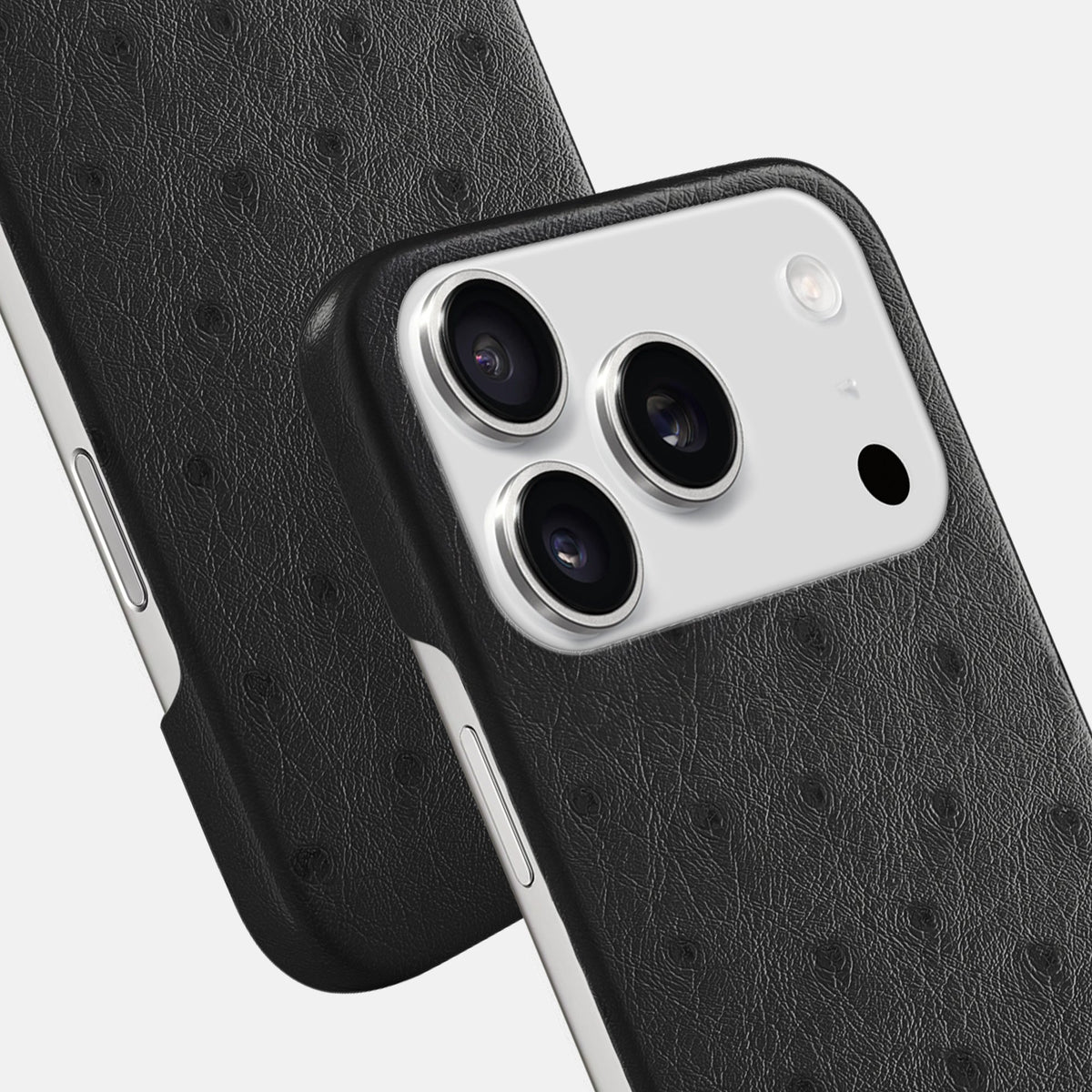 Slim Case For iPhone 18 Pro In Ostrich -6 | Black