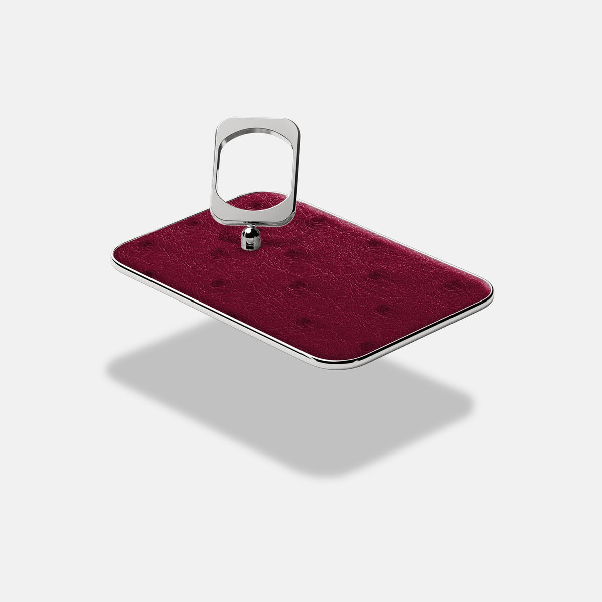 MagSafe Ring For iPhone 18 Pro In Ostrich -4 | Bordeaux-Steel