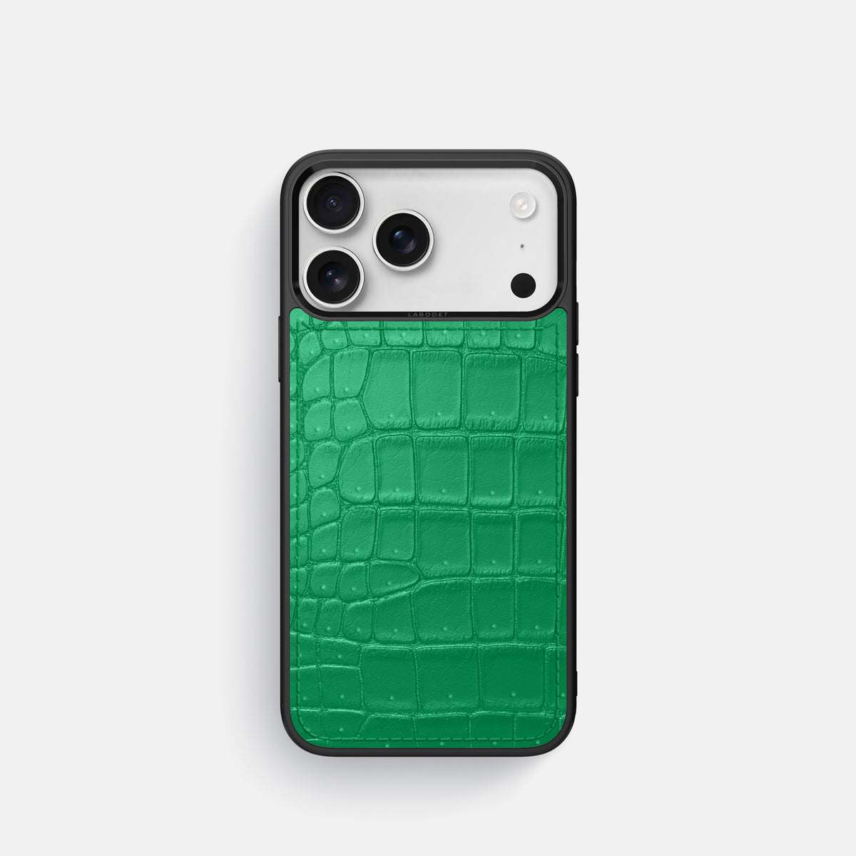 Sport Case For iPhone 17 Pro In Porosus Crocodile -1 | Cactus-Green