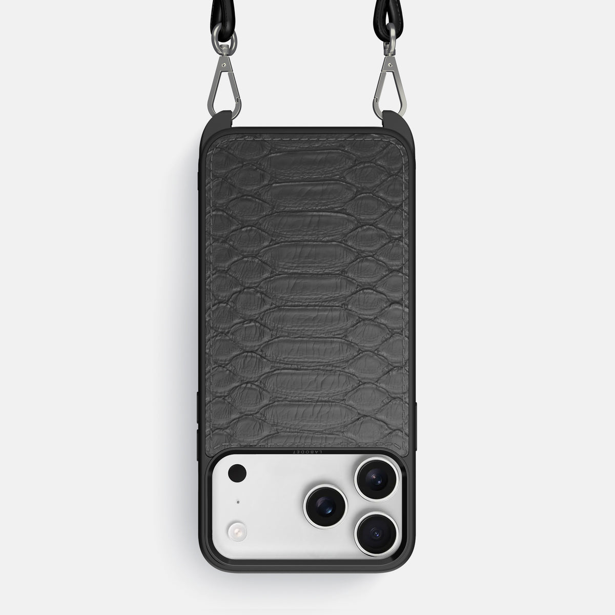 Crossbody Sport Case For iPhone 17 Pro Max In Python -1 | Grey